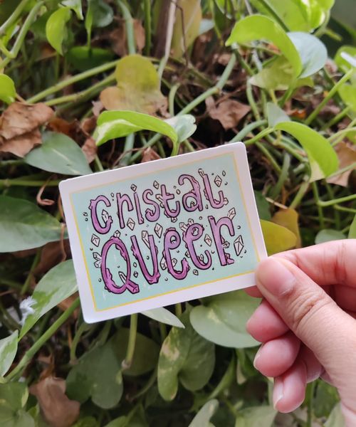 Cristal Queer sticker
